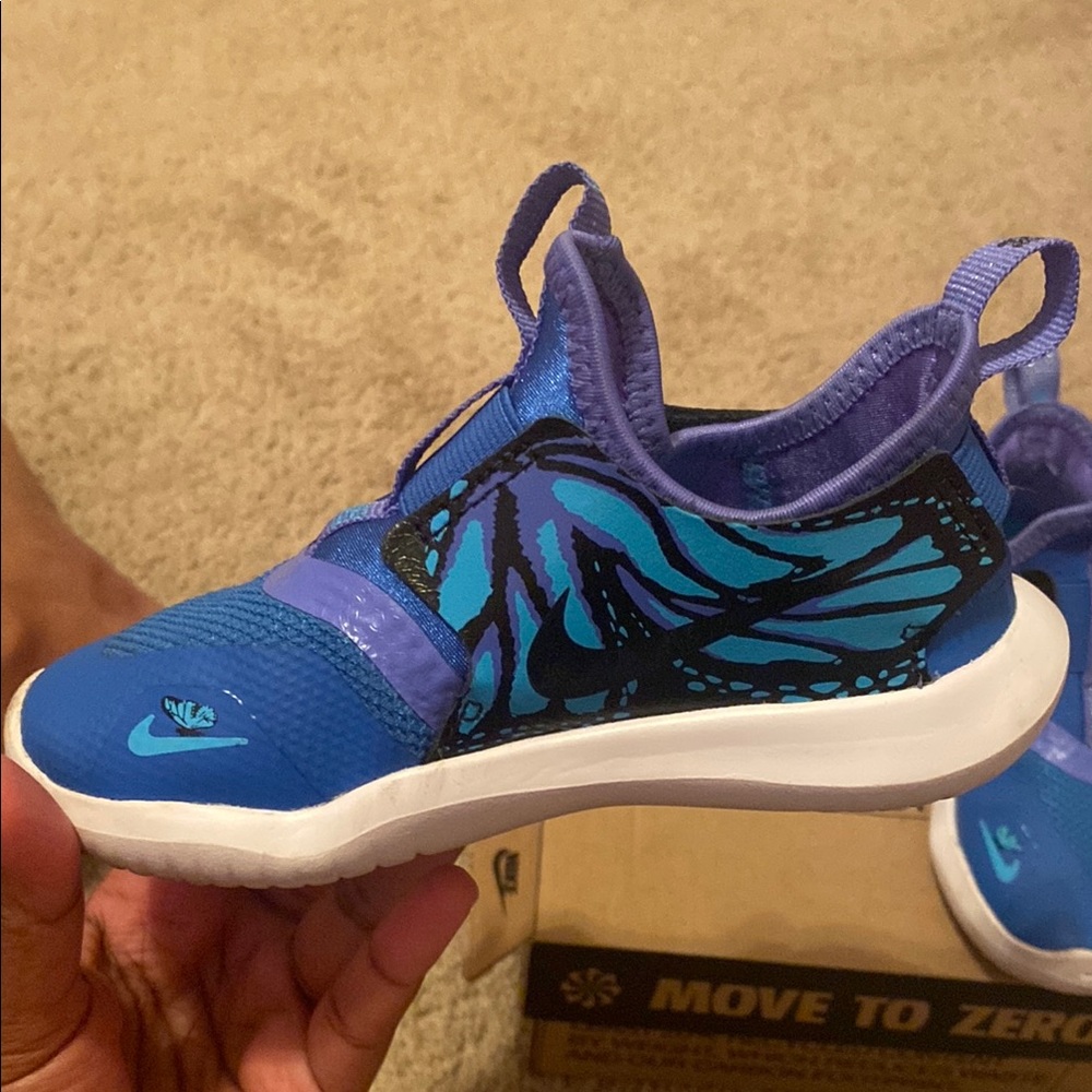 Nike Kids Blue Slip-On Shoes